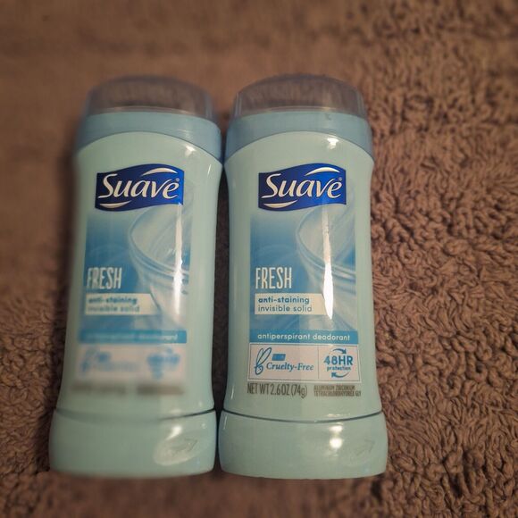 2 Pack Suave‎ Antiperspirant Deodorant 2.6oz 48 Hour FRESH SCENT - Picture 1 of 4